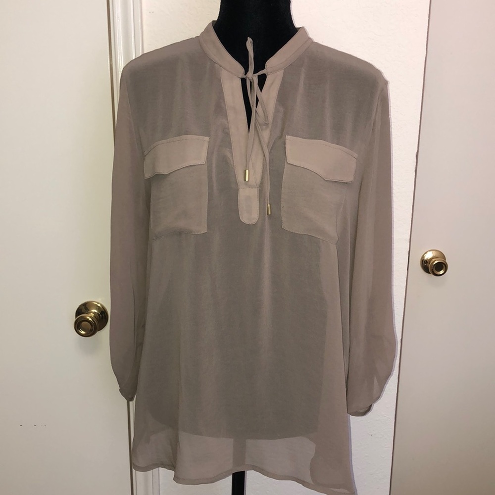 Chico’s Transparent blouse Size 2